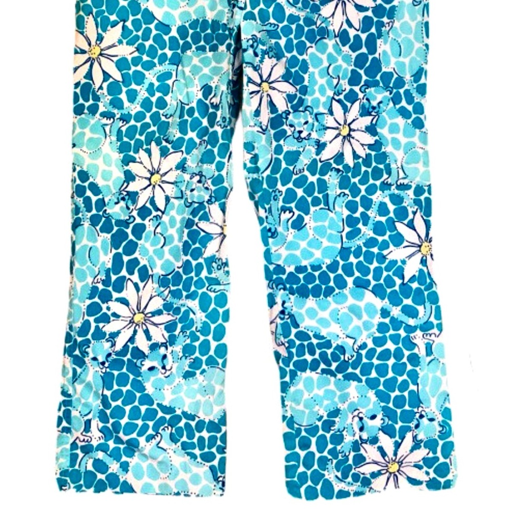 Lily Pulitzer Tiger Daisy Print  Pants - Picture 2 of 7